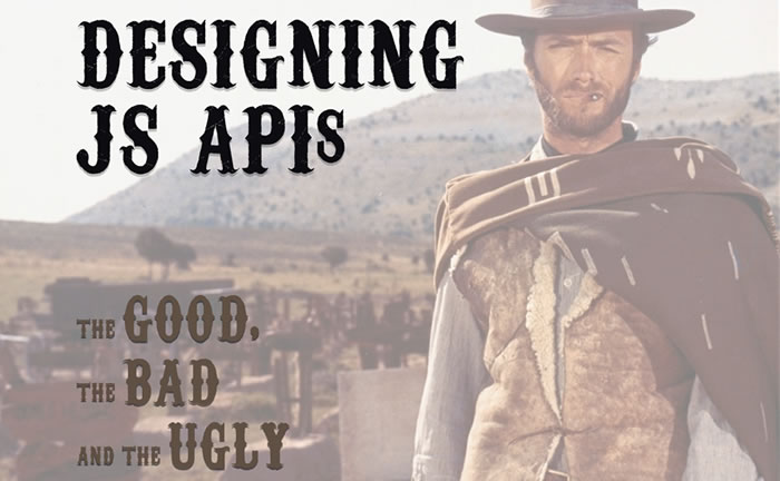Designing JS APIs